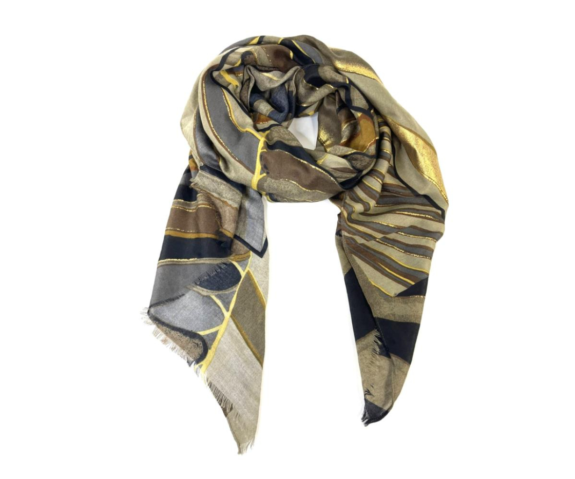 FOULARD ESTAMPADO GLITTER