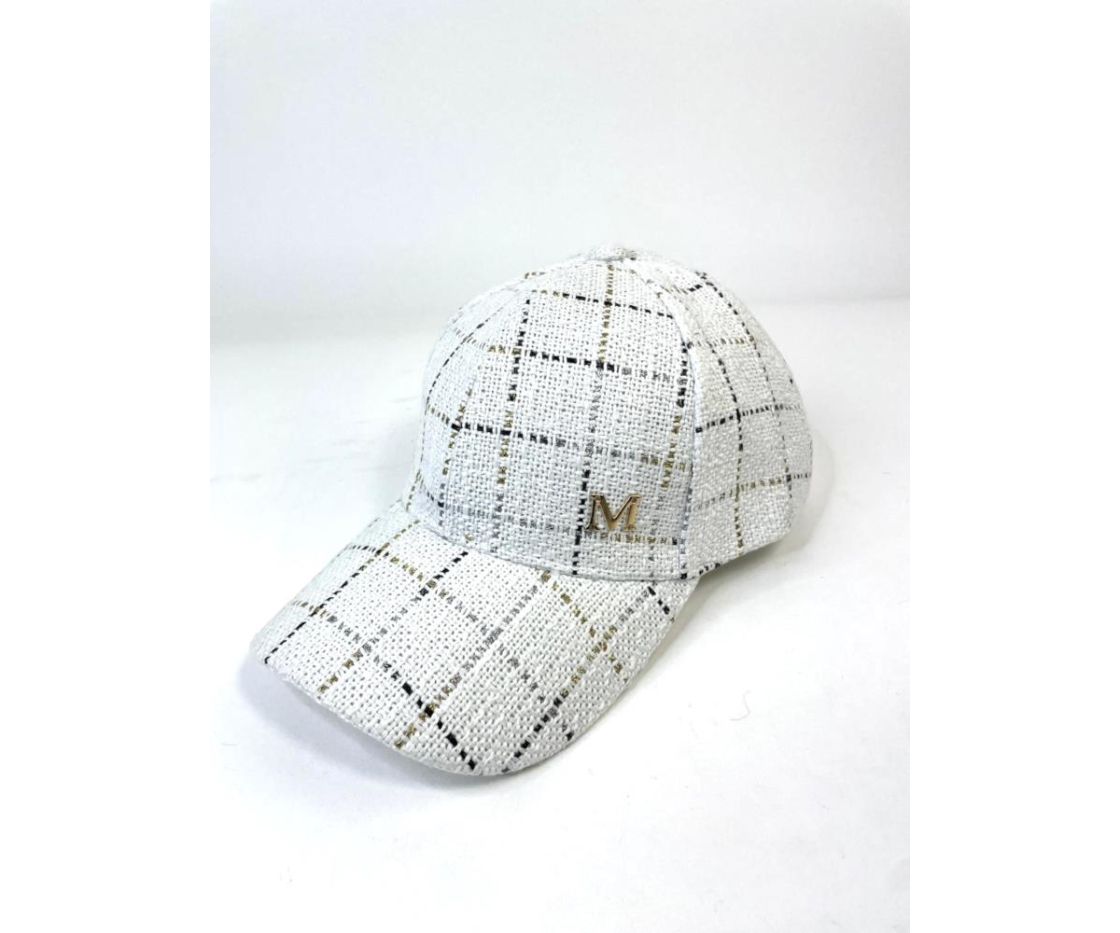 GORRA VISERA TELA CUADROS