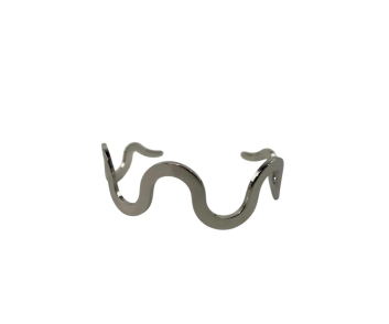 PULSERA ACERO RIGIDA ONDAS