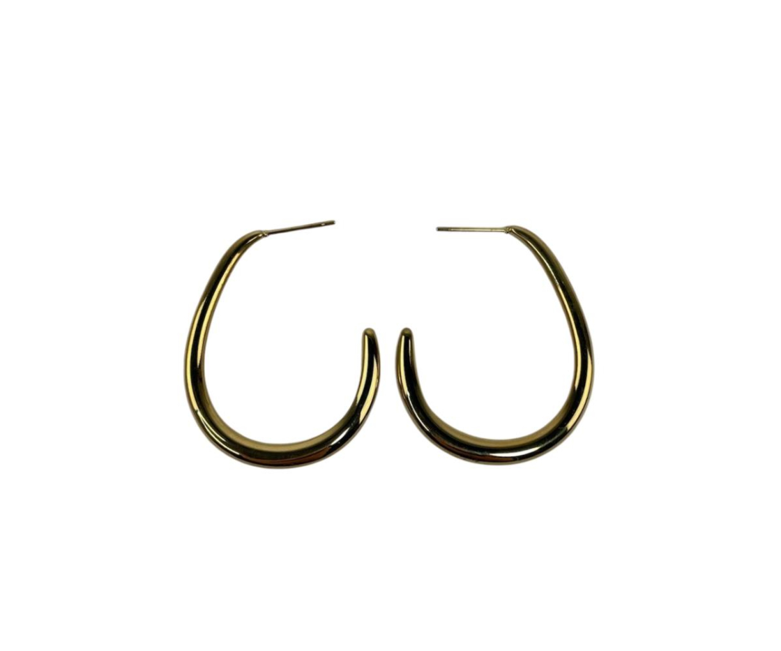 PENDIENTE ACERO ARO OVAL