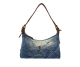 BOLSO HOMBRO EN JEAN CON PIEZA CENTRAL