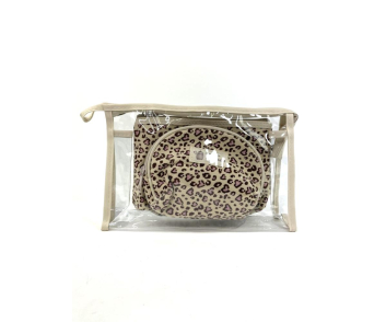 PACK TRES NECESERES ANIMAL PRINT