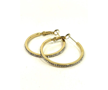 ARO ACERO STRASS 40 MM