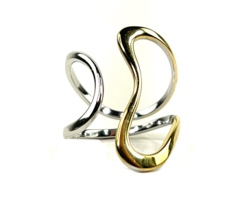 ANILLO FORMA BICOLOR