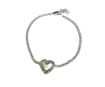PULSERA ACERO CORAZON