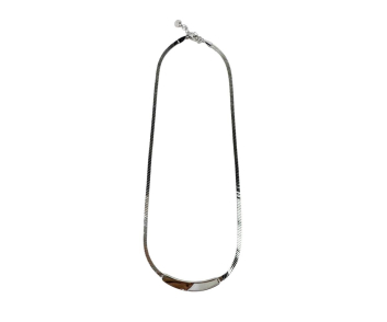 COLLAR ACERO CORTO PLACA