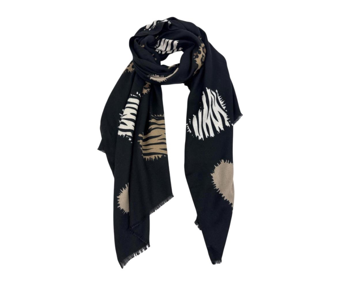 FOULARD CORAZONES ANIMAL