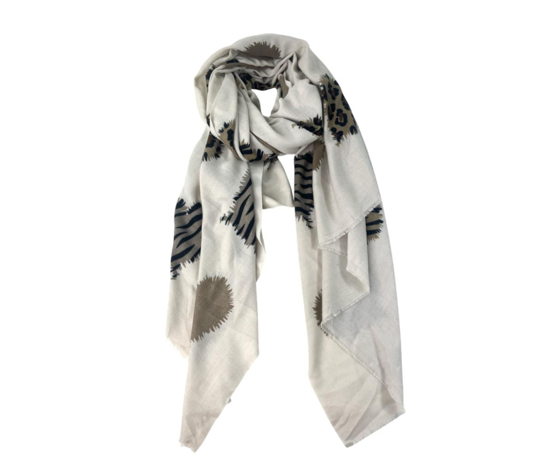 FOULARD CORAZONES ANIMAL