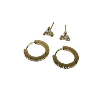 PENDIENTE ACERO ARO STRASS