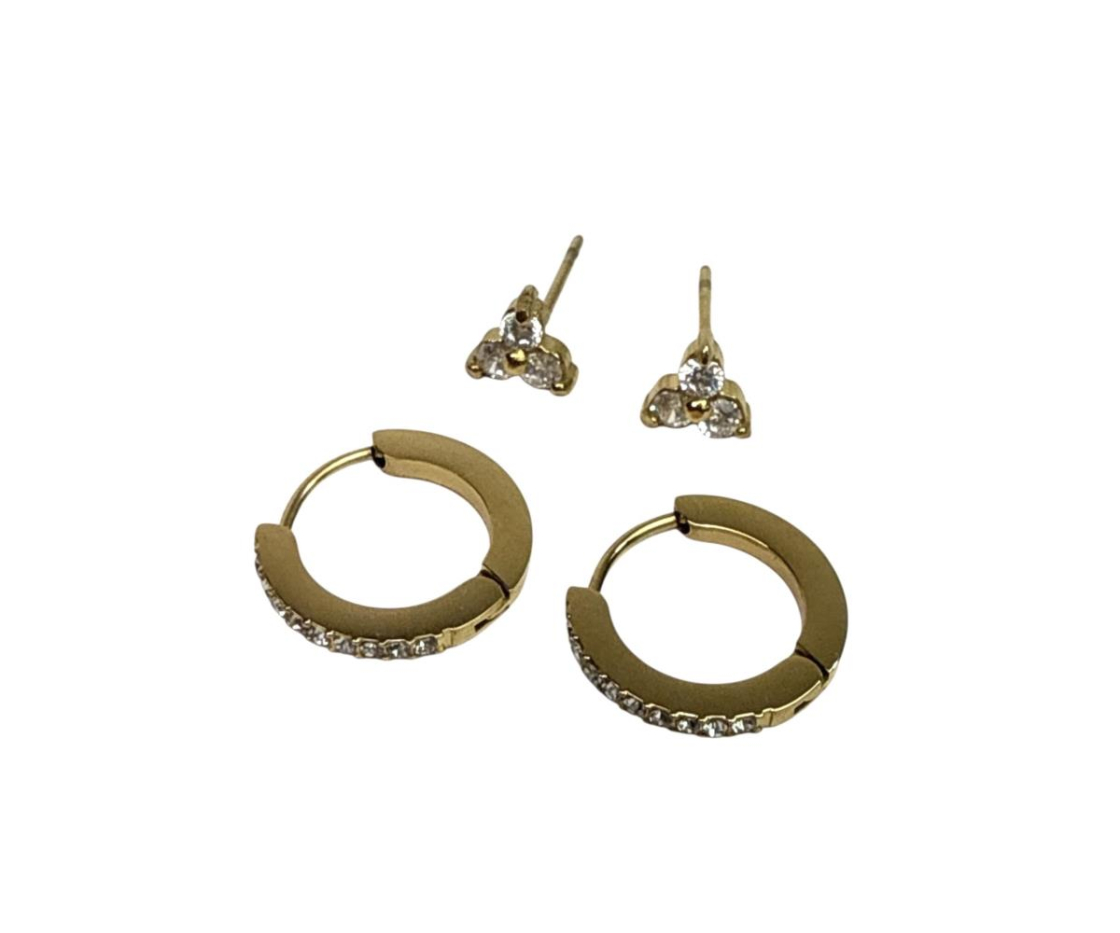 PENDIENTE ACERO ARO STRASS