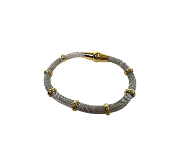 PULSERA ACERO CORDON