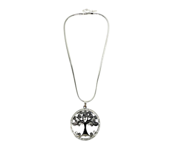 COLLAR ACERO LARGO ARBOL DE LA VIDA