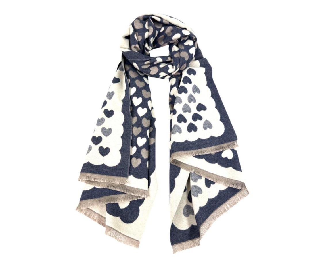 ESTOLA REVERSIBLE CORAZONES