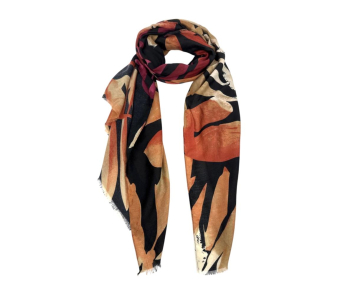 FOULAR ESTAMPADO HOJAS