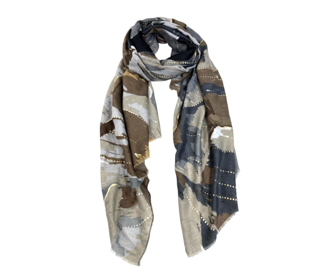 FOULARD ESTAMPADO FLOR GRANDE