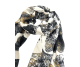 FOULARD ESTAMPADO HOJAS LUREX