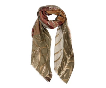 FOULARD ESTAMPADO HOJAS