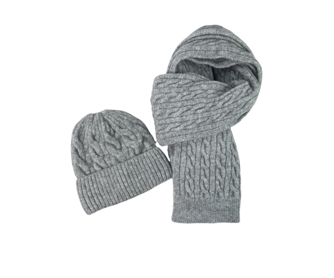 CONJUNTO BUFANDA GORRO