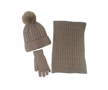 CONJUNTO BUFANDO GORRO GUANTE