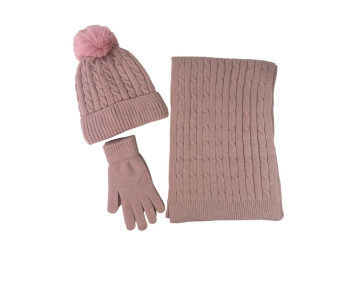 CONJUNTO BUFANDO GORRO GUANTE