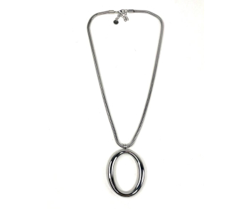 COLLAR ACERO PIEZA OVALADA