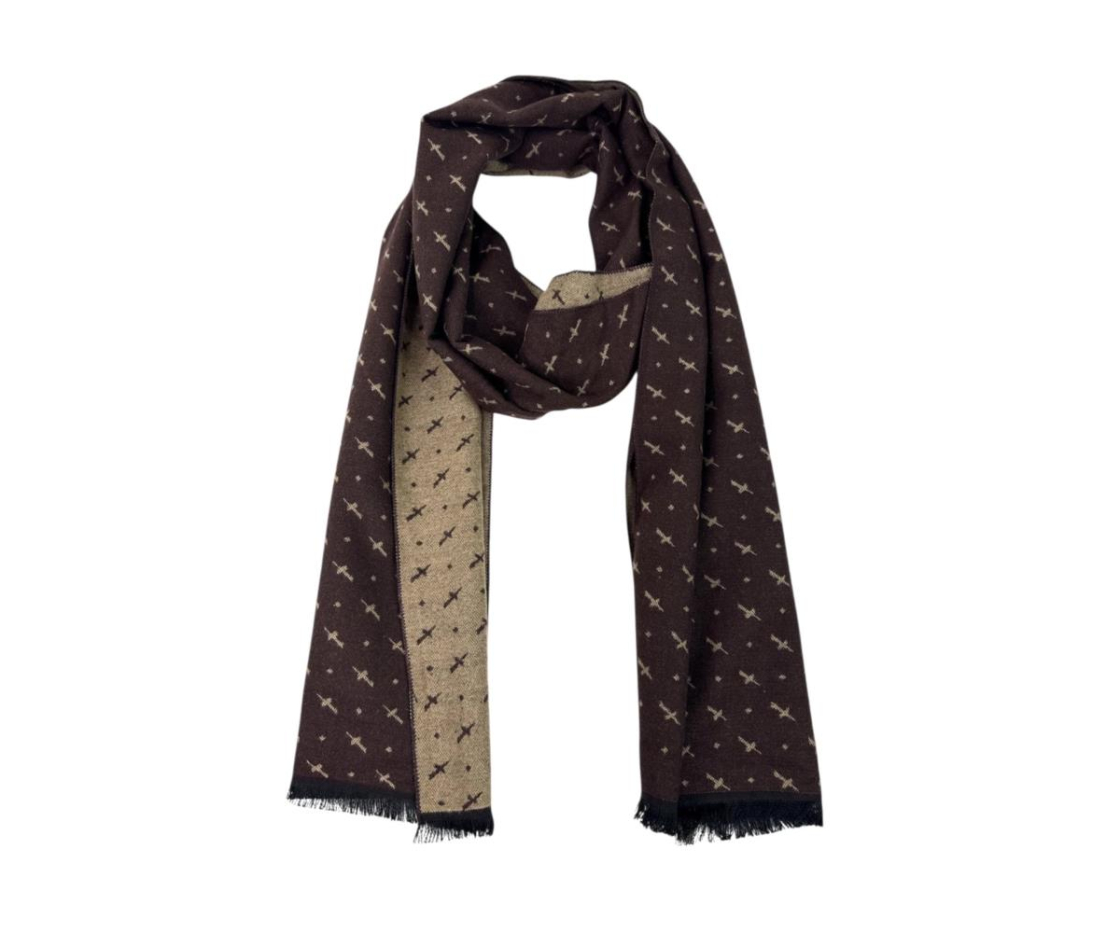 BUFANDA ESTAMPADA CABALLERO