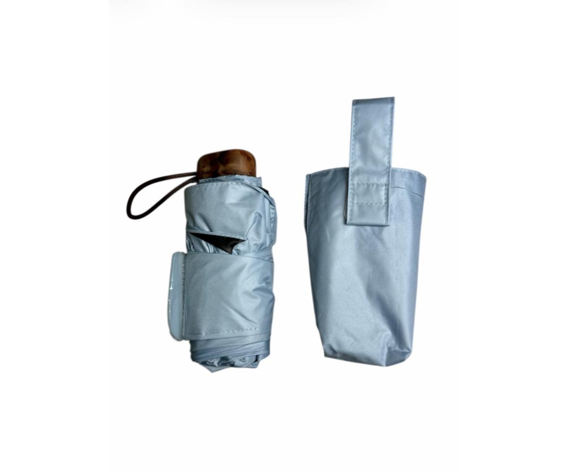 PARAGUAS PLEGABLE LISO BOLSO