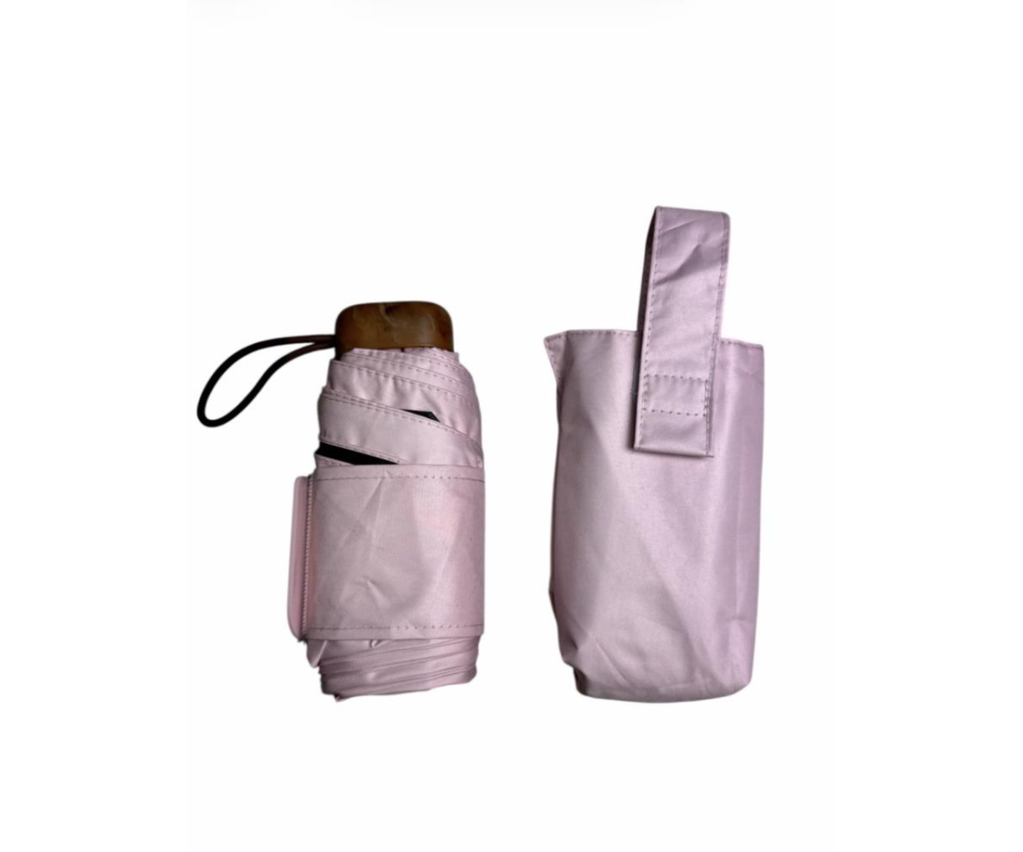 PARAGUAS PLEGABLE LISO BOLSO