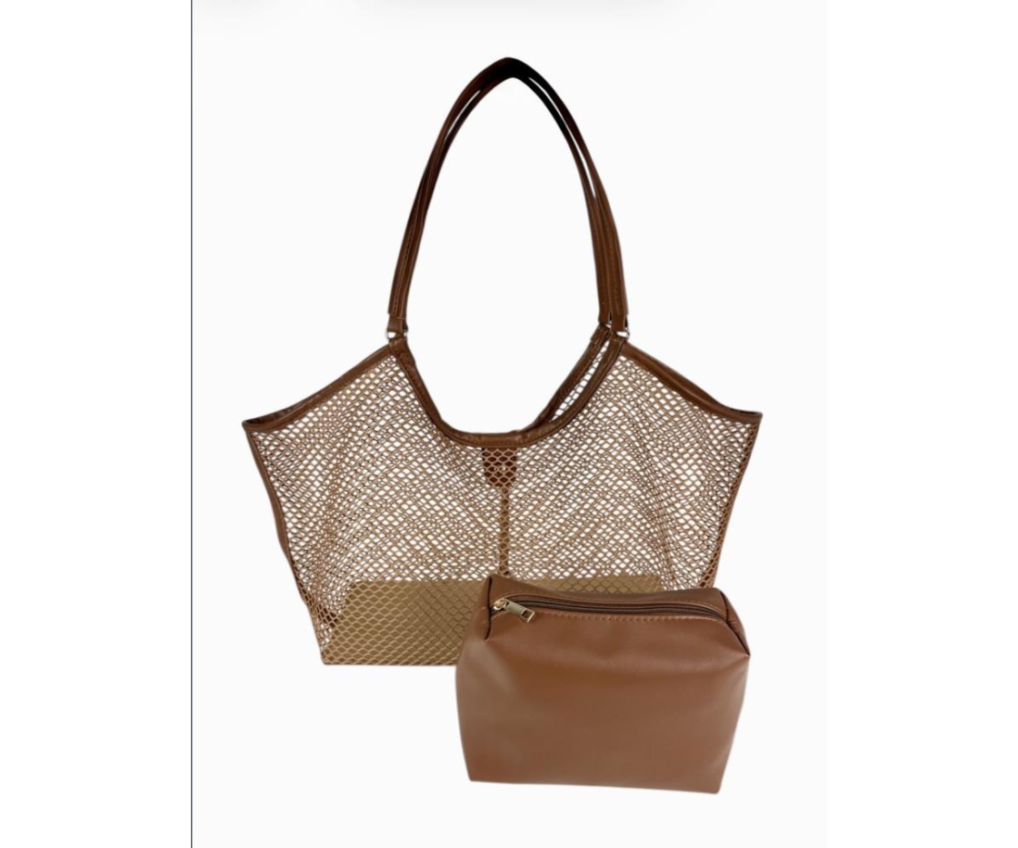 BOLSO REJILLA TRANSPARENTE