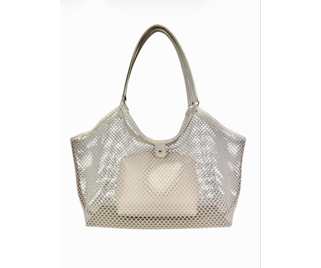 BOLSO REJILLA TRANSPARENTE