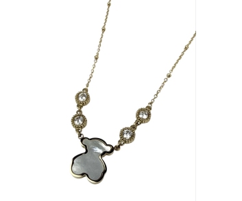 COLLAR ACERO OSO NACAR