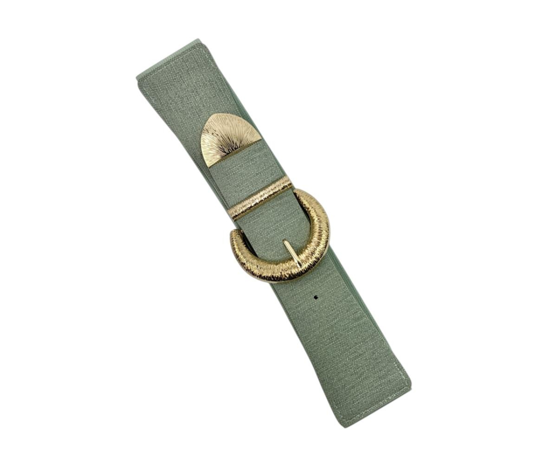 CINTURON DE GOMA CON FINAL METAL