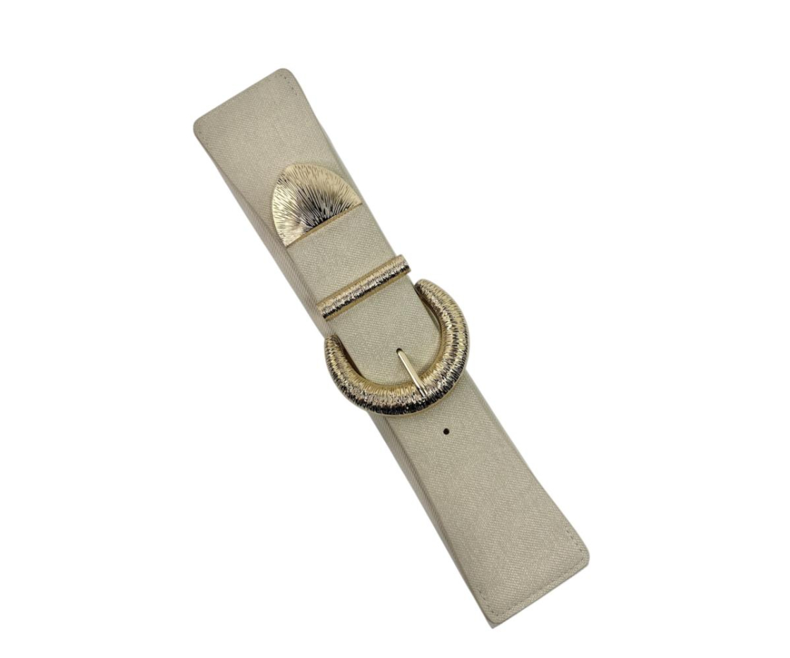 CINTURON DE GOMA CON FINAL METAL