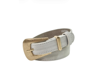 CINTURON DE PIEL HEBILLA DORADA ANTELINA