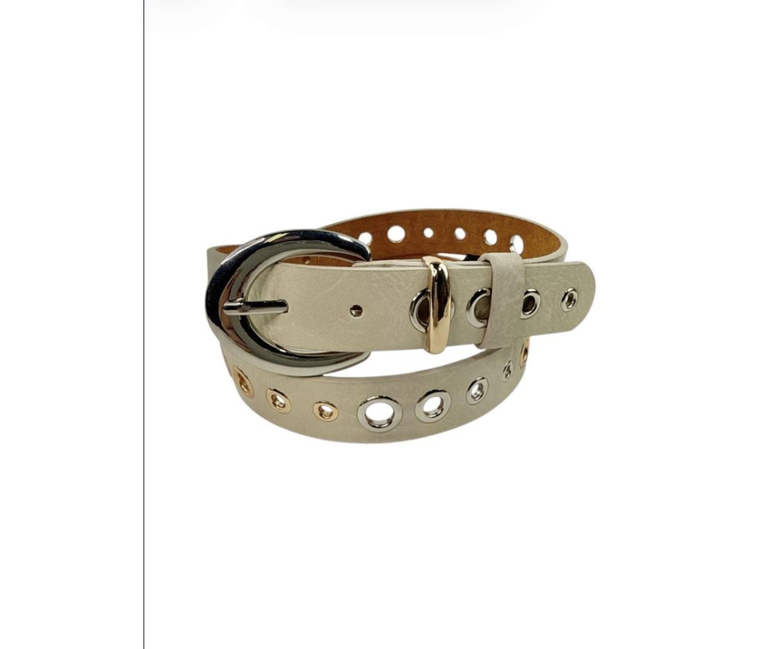 CINTURON OJALES TRICOLOR