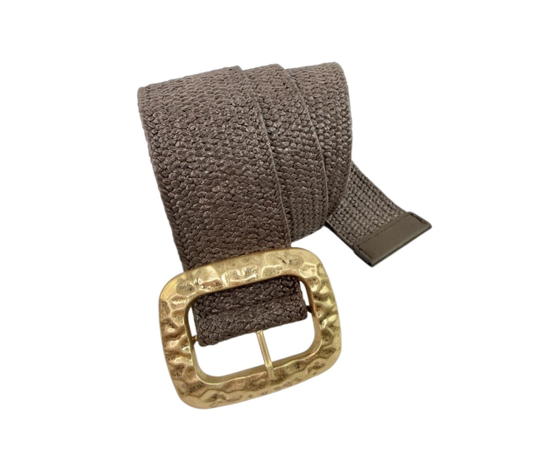 CINTURON RAFIA HEBILLA RECTANGULAR