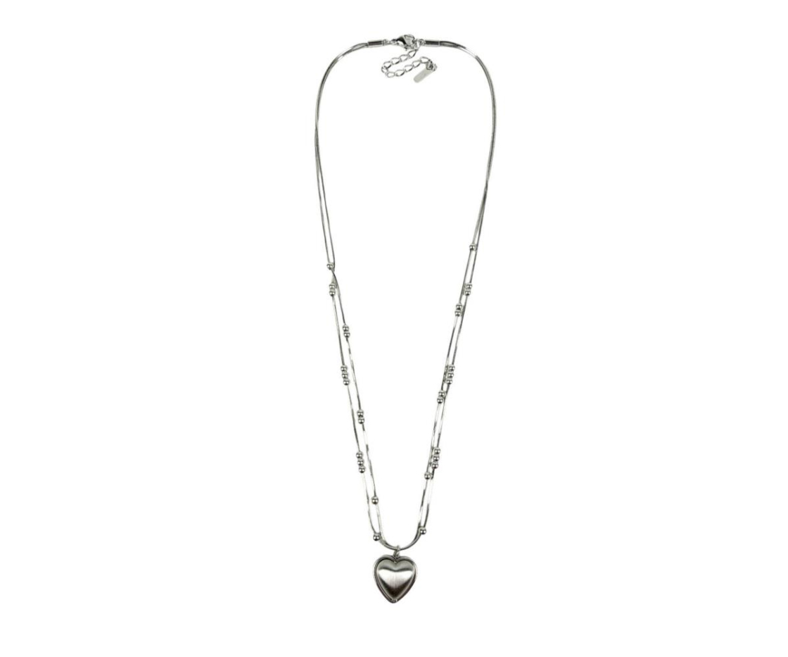 COLLAR ACERO CORAZON