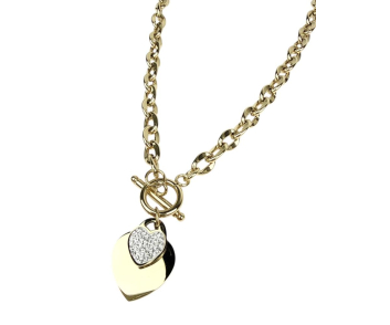 COLLAR ACERO CADENA CORAZON