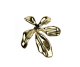 BROCHE  ACERO FLOR