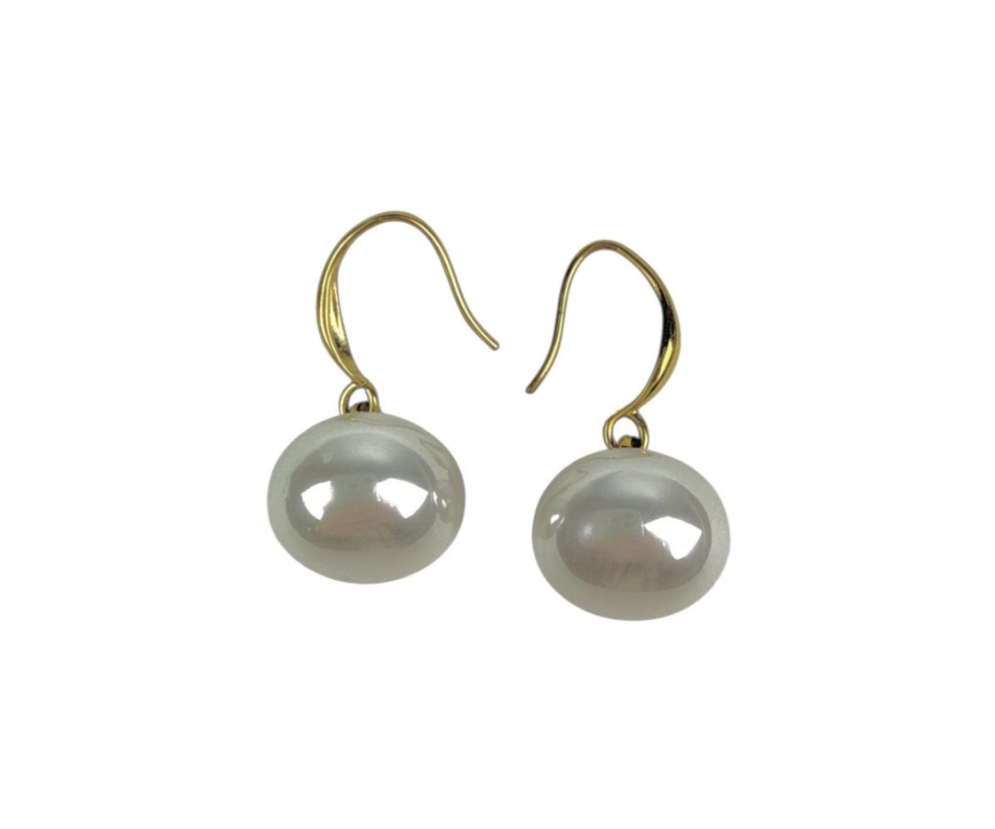 PENDIENTE ACERO PERLA