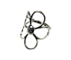ANILLO ACERO FLOR