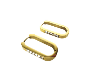 ARO ACERO CUADRADO STRASS