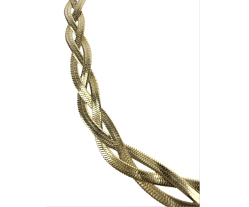 COLLAR ACERO TRENZADO