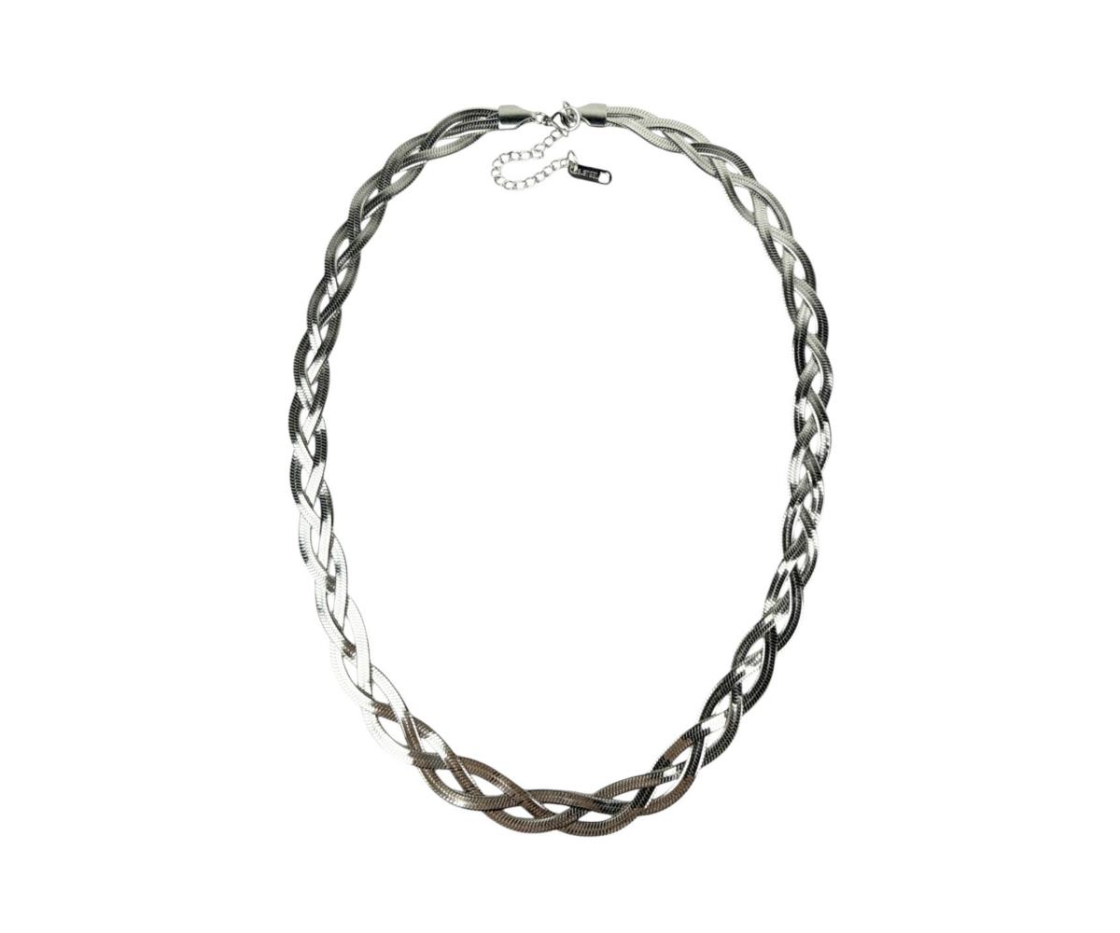 COLLAR ACERO TRENZADO