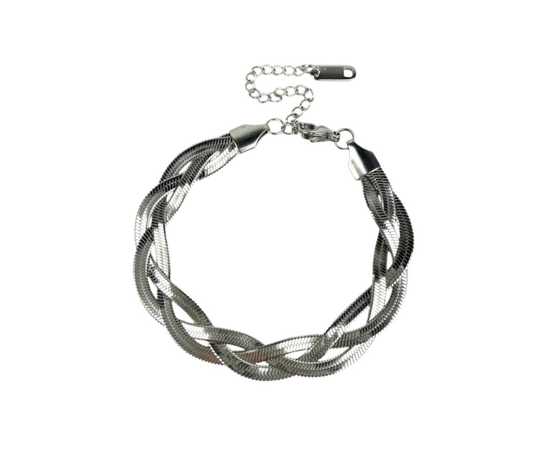 PULSERA ACERO TRENZADA