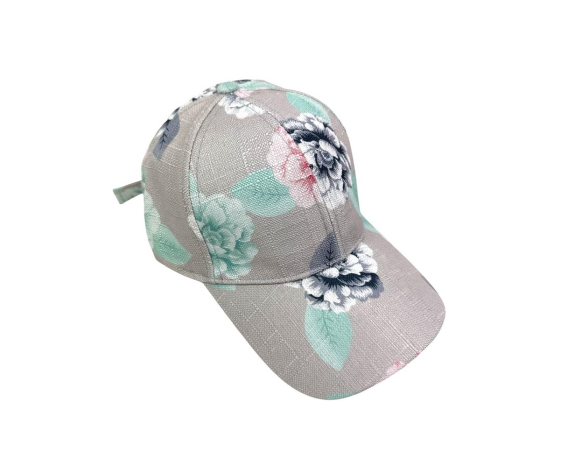 GORRA ESTAMPADA FLORES