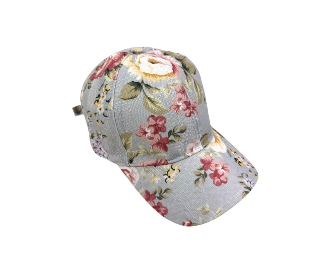 GORRA ESTAMPADA FLORES