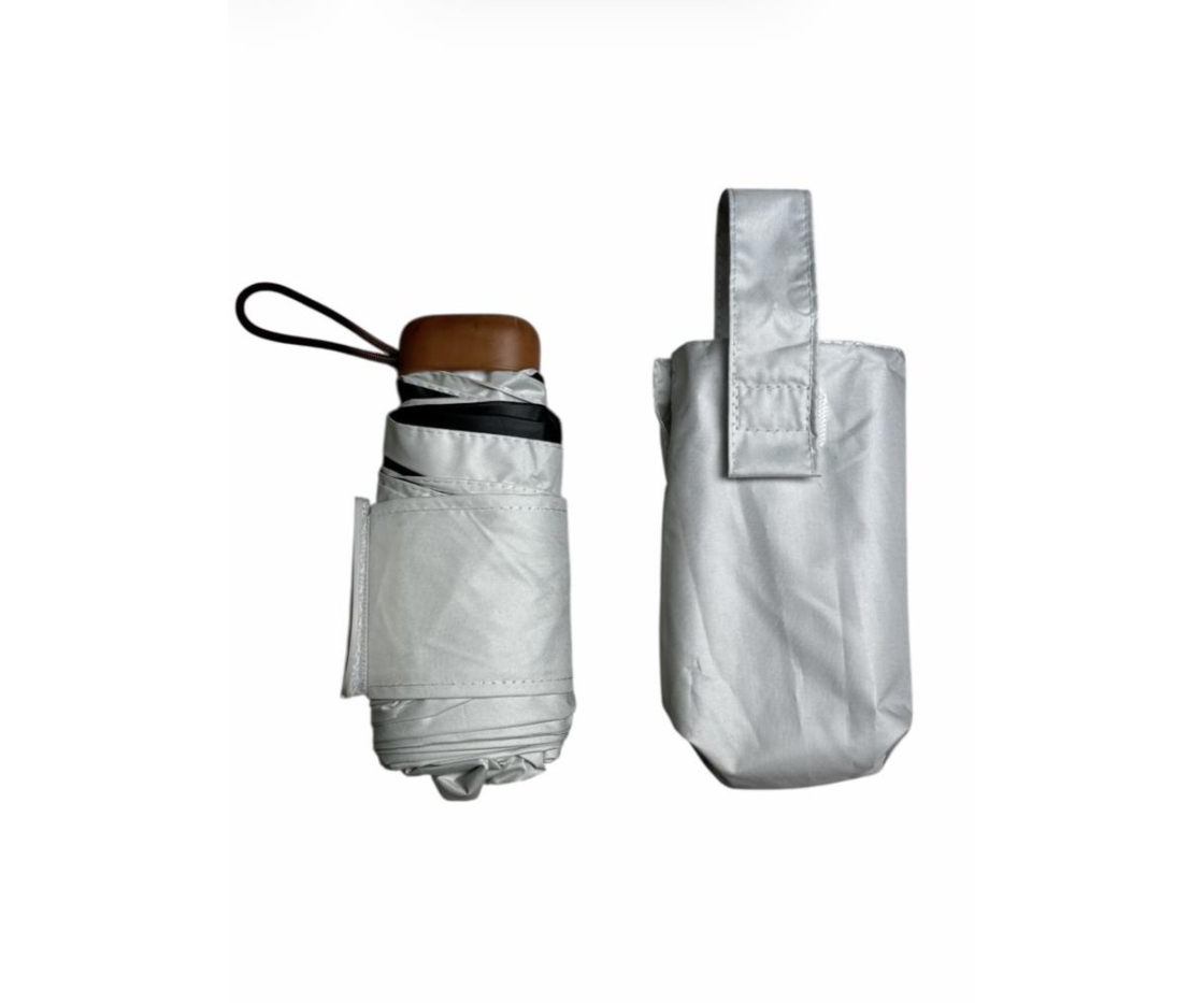 PARAGUAS PLEGABLE LISO BOLSO