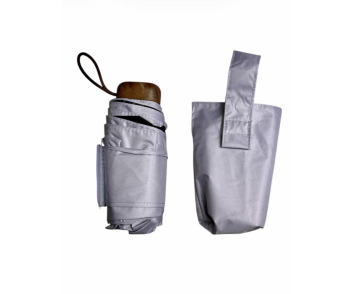 PARAGUAS PLEGABLE LISO BOLSO