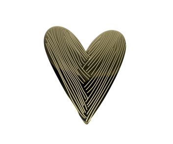 BROCH GRANDE CORAZON ALLADO